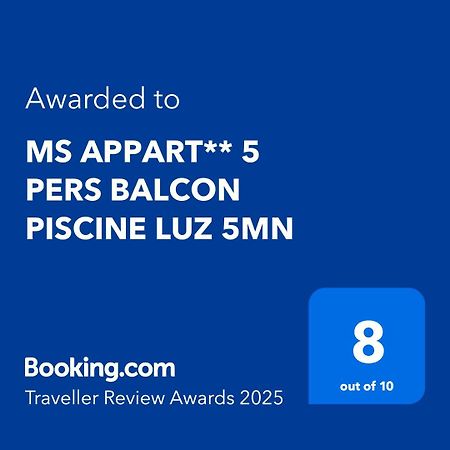 Ms Appart** 5 Pers Balcon Piscine Luz 5Mn لوز سانت سوفير المظهر الخارجي الصورة
